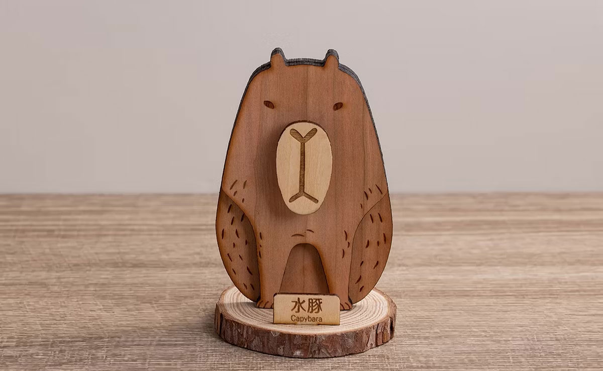 水豚君、臺灣黑熊多功能置物架