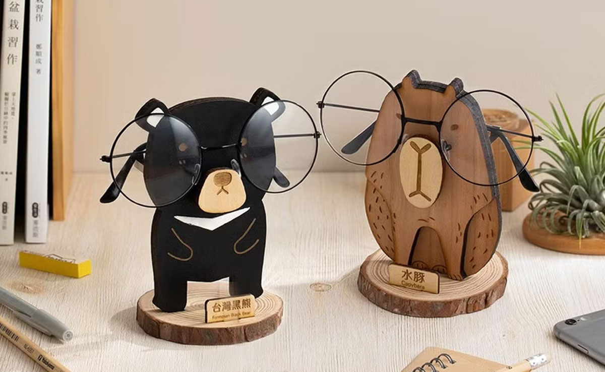 水豚君、臺灣黑熊多功能置物架