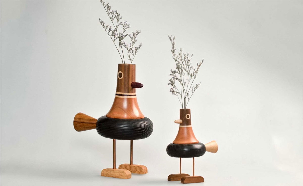 微一設計 花瓶鳥